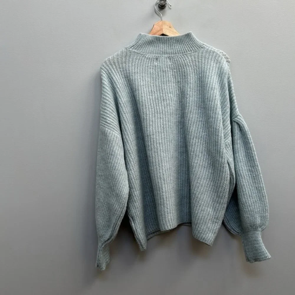 Anthropologie Maeve Baby Blue Knit Sweater Size XL - Picture 8 of 8